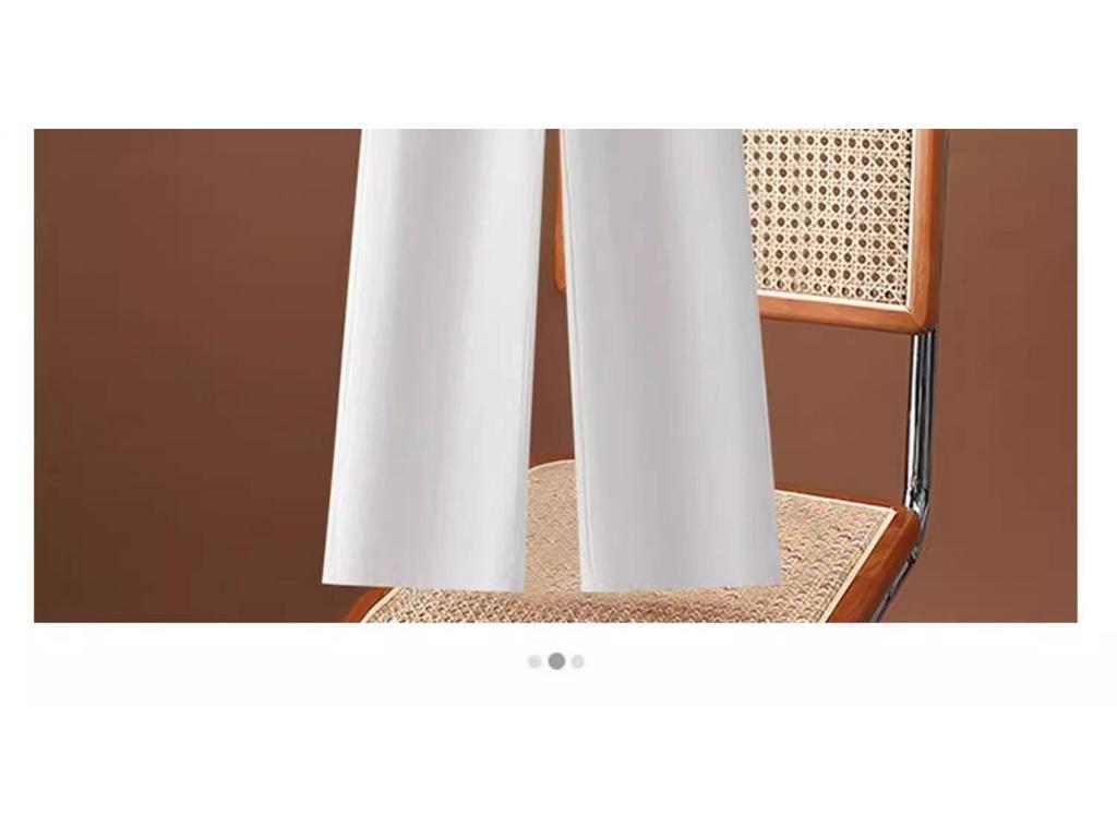 Damen Sommer 2025 Tencel Baumwolle Leinen Weitbein Hosen mit Drapierung - Petite Neun-Punkt-Länge