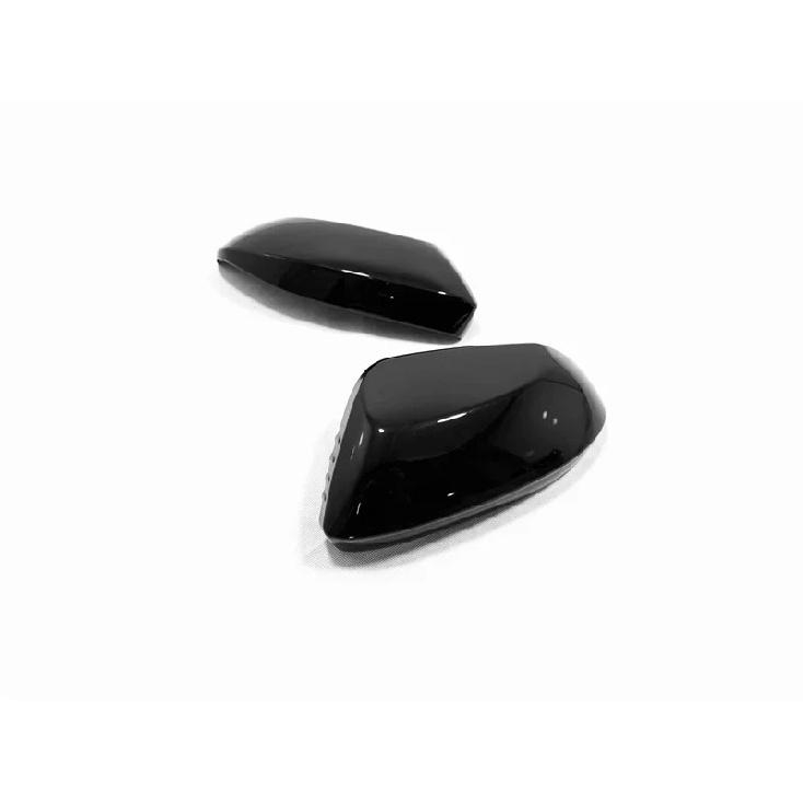 For Toyota Yaris XP210   ABS Carbon Fiber Door Rearview Mirror Shell Decorative Frame Cover Trim Car Styling Accessories