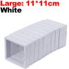 20pcs White Black Transparent Floating Display Box Plastic Film Jewelry Packaging Box Jewelry Necklace Ring Collect Storage Box