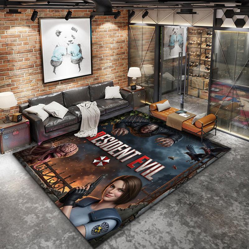 Resident Evil Carpet Rug For Living Room Bedroom Home Sofa Decoration Kids Play Nonslip Floor Mat