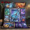 Guitar Frames Collection 2D Flat Pattern Flannel Blanket, High Quality All Seasons, Home Decor, Warmth and Comfort, Perfect for Christmas Gifts.