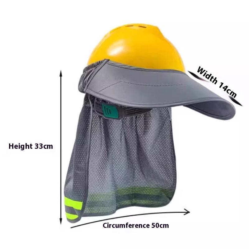 Letní sluneční clona Bezpečnostní přilba Ochranná přilba Kryt Helmy Reflexní čepice Okraj Reflexní kryt čepice Pro stavební dělníky