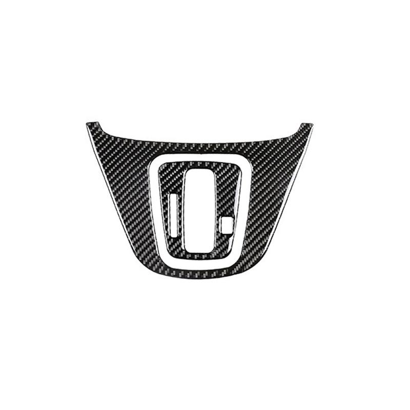Embellecedor adhesivo para marco de panel de cambio de marchas de control central de fibra de carbono para Honda CRV 2007 2008 2009 2010