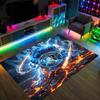 Manchester City Design Crystal Velvet Carpet Cozy Non?Slip Printed Rug For Bedroom Living Room Entrance