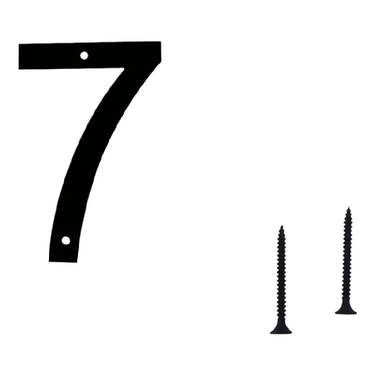 Black Floating Houses Number,Modern Houses Number for Outside,Home Address Number for Outdoor Garage Gate Street Wall