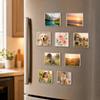 10 Pieces Magnetic Holders Lightweight Clear Acrylic Fridge Holder Slim