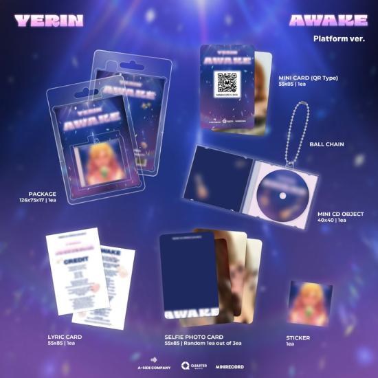 Platform Ver YERIN 1st Single Album Awake
