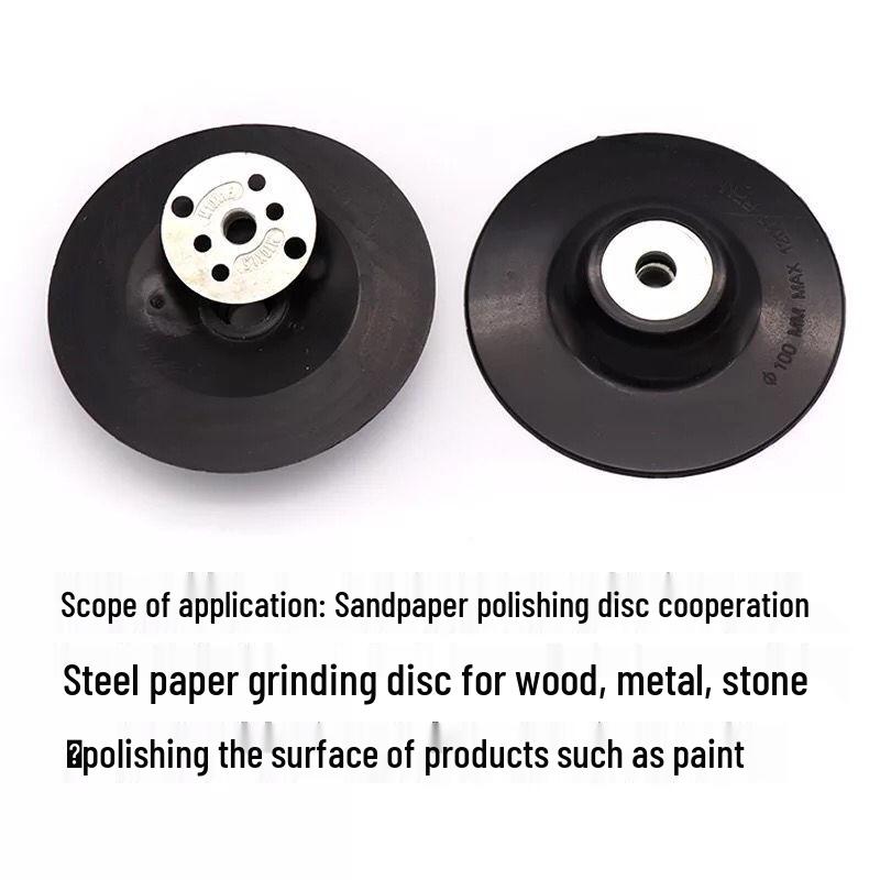 Steel Chassis Grinding & Polishing Disc Backing Pad for Angle Grinders