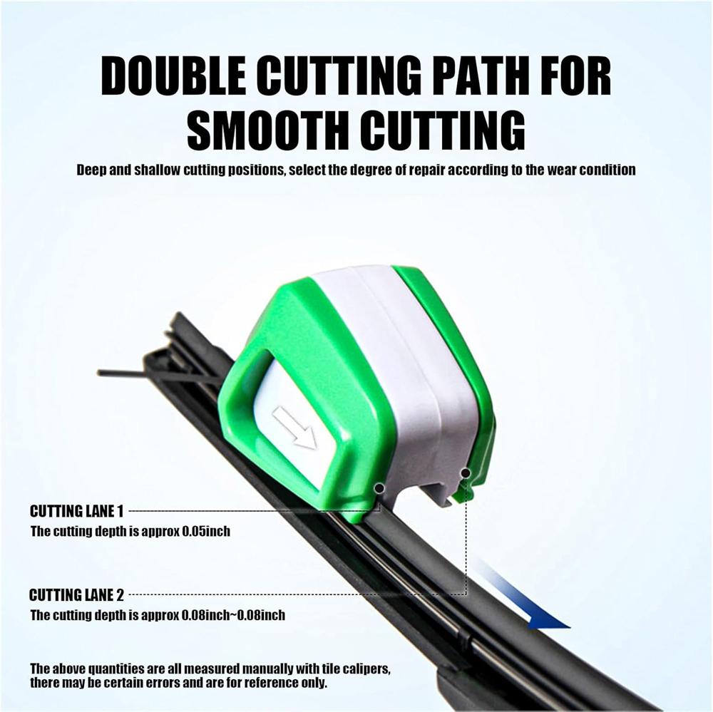 Wiper Sharpener Car Window Wiper Windshield Repair Scrubber Wiper Blades Car Wiper Rubber Regroover Tool Sharpener For Car Wiper