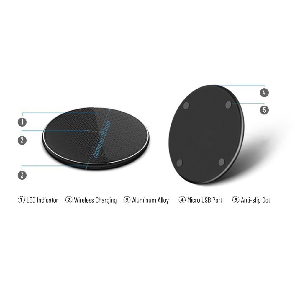 Ladeplate Trådløs Plate Lader