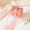 6cm Iridescent Fish Tail Ribbon for Cake Wraps, Bouquets, Gift Boxes, and DIY Projects.