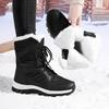 Snow Boots for Couples, 2026 Winter New Style, Fleece-Lined, Thickened, Warm, Thick-Soled, Height-Increasing Short Boots