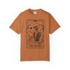 The Reader Tarot Card Shirt, Skeleton Reading Shirt, Unisex Tarot Card Shirt