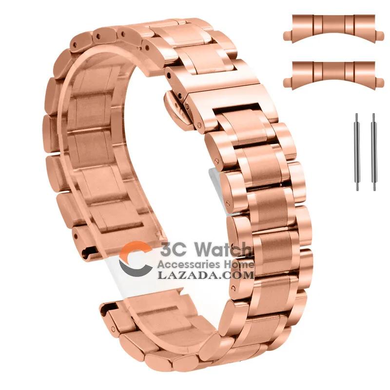 Uhrenarmband Edelstahlband Uhrenarmband Metallarmband 12mm 14mm 16mm 18mm 20mm 22mm 24mm Größe Breite Für Samsung Uhr Band