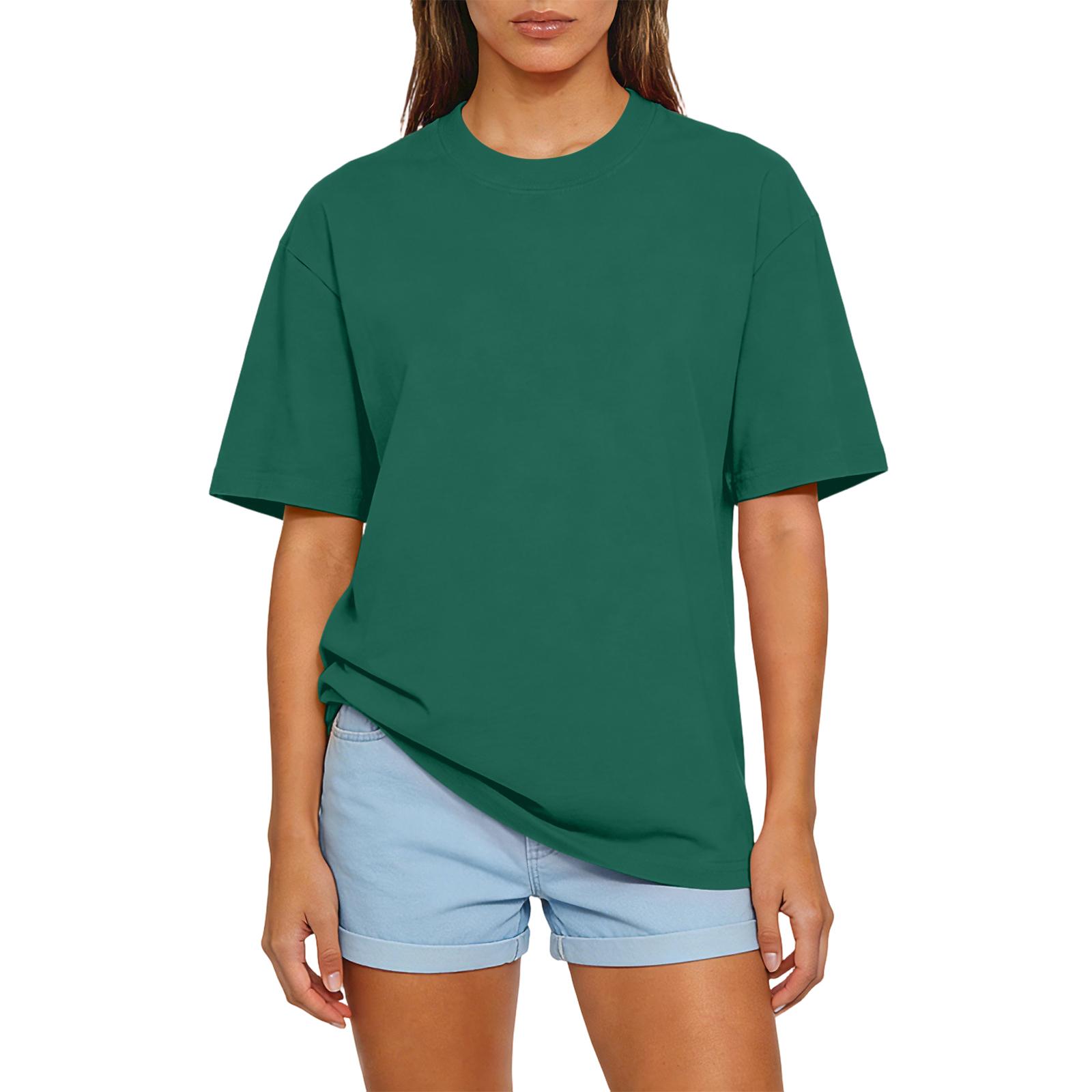 

Unisex Color Casual Fashion Top Short Sleeved T-shirt M