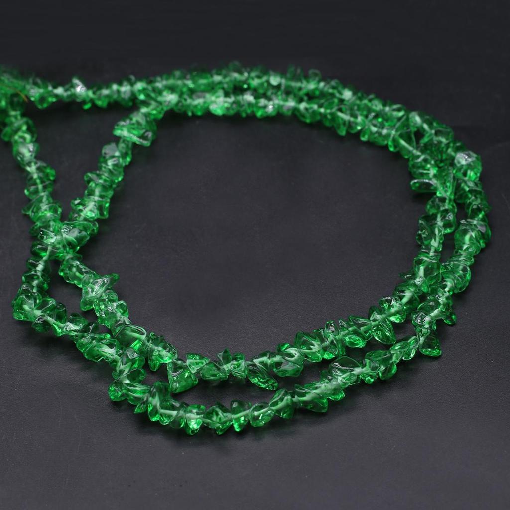 1 Tel Şifa Kristali Ezilmiş Taş Boncuklar 7mm Doğal Taş Gevşek Aralayıcı Boncuklar Takı Yapımı için DIY Kolye Bilezik Aksesuarları Uzunluk 80cm