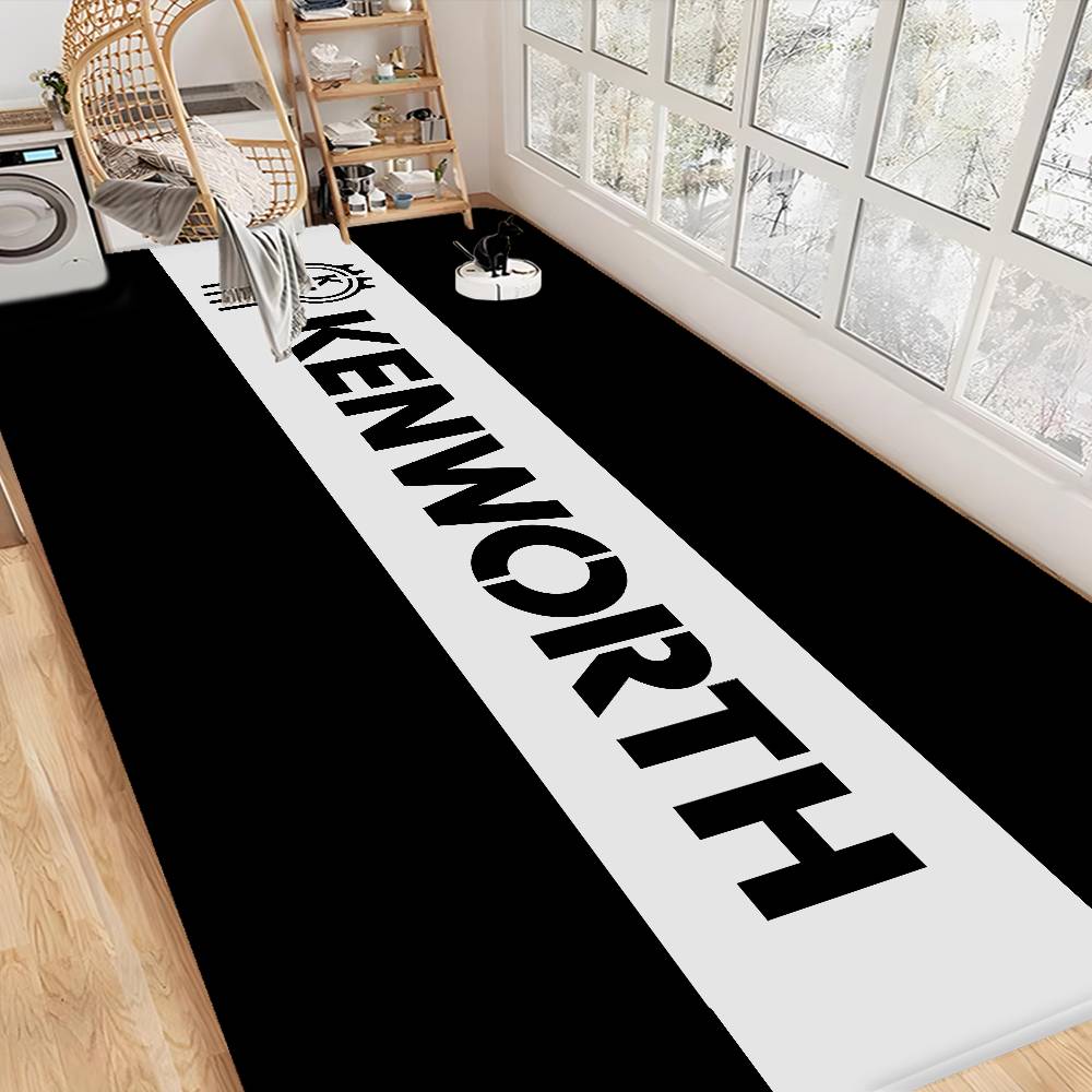 KENWORTH Logo Hallway Carpet Non-Slip Laundry Room Mat Laundry Decor Balcony Child Living Room Bedside Area Rugs
