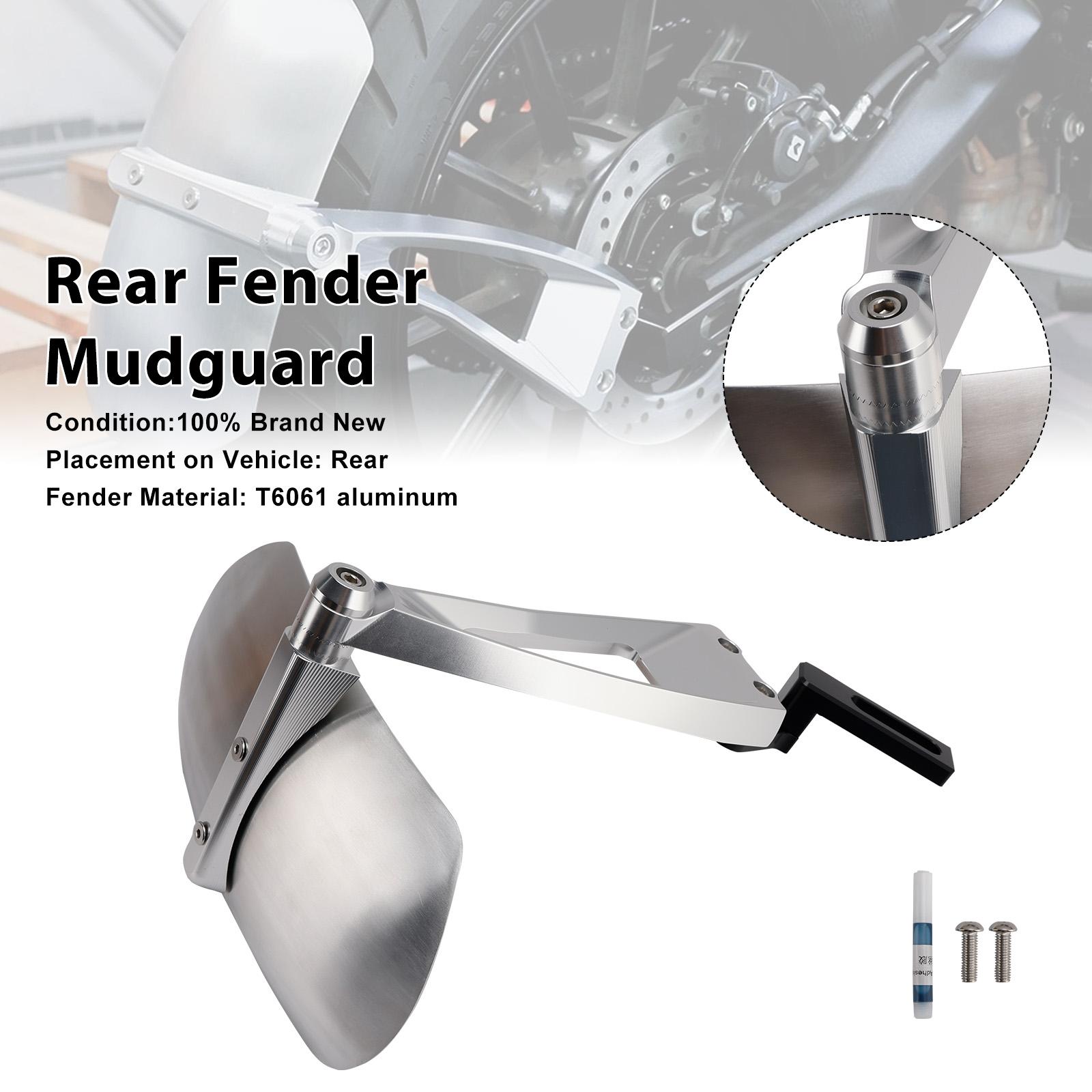 Rear Wheel Fender Mudguard For Scrambler 1200 XC XE X Street Twin 900 Silver
