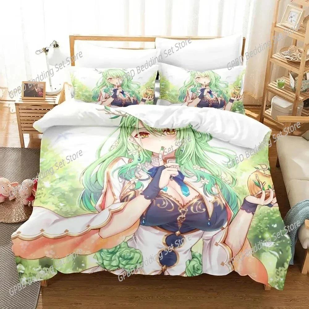 Anime Ceres Fauna Ch. holive-EN Beding Set Schlafzimmer Weiche Moderne Tagesdecken Bequem Weiche Bettbezüge Bequeme Steppdeckenbezüge Und Kissenbezüge