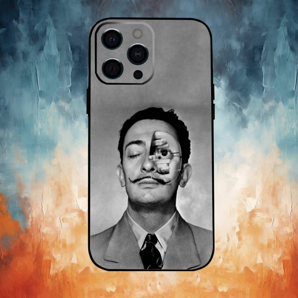 

Salvador Dali Art Phone Case For iPhone 17,16,15,14,13,12,11 Plus,Pro,Max,XS Silicone Soft Cover iPhone12