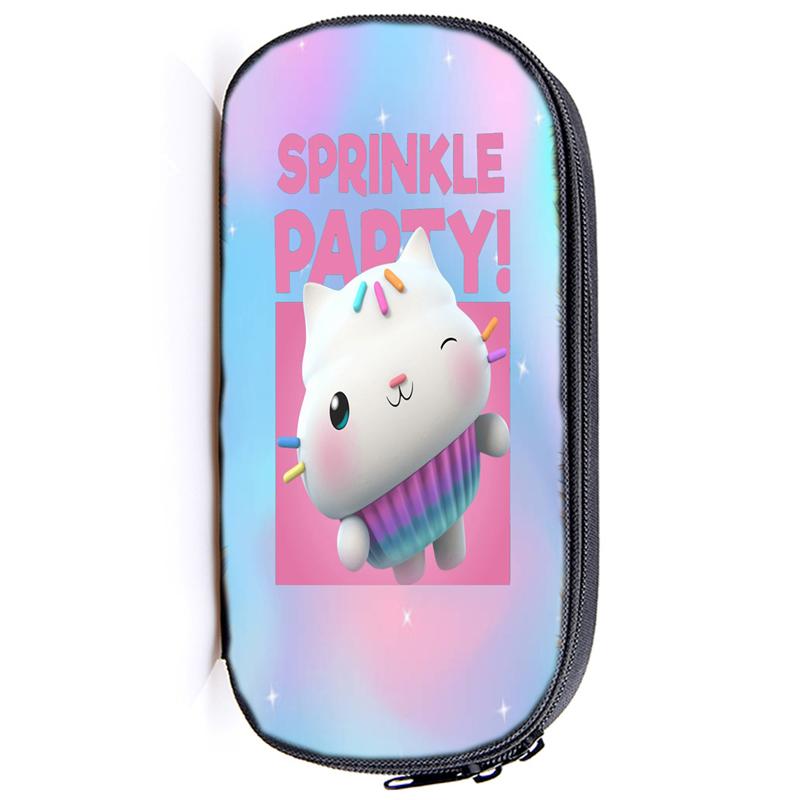 Casă de creion Gabby's Dollhouse Husă Gabby Cat pentru fete Cutie de pix de capacitate mare Organizator Rechizite școlare Accesorii de birou Geantă de papetărie