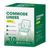 30x Commode Liners Camping Toilet Bucket for Potty Chair Men Women
