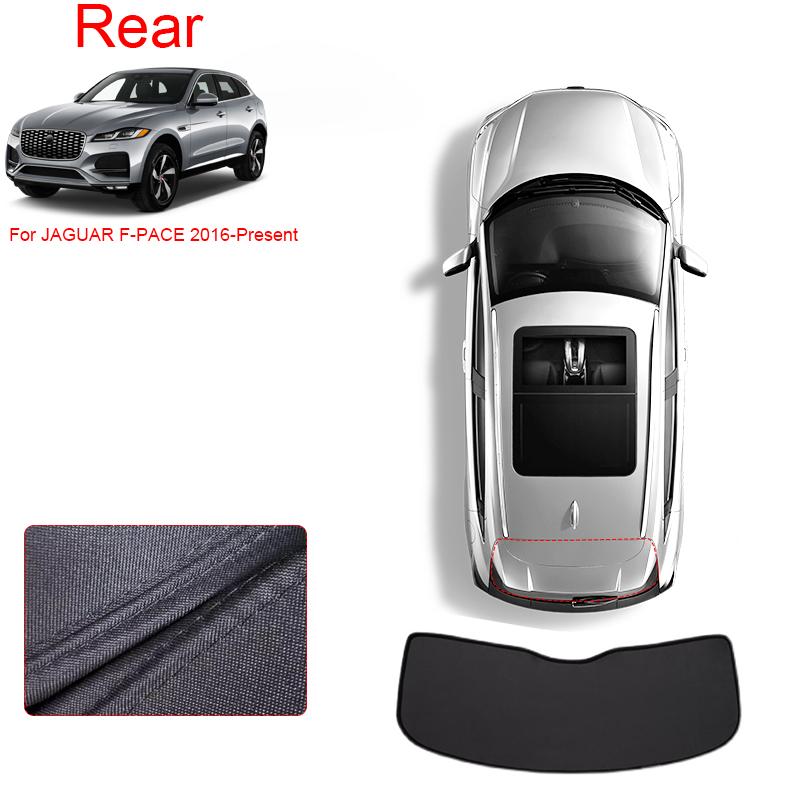 Car Black Window Privacy Sunshade For JAGUAR F-PACE 2016-Present Auto Anti-UV Heat Insulation Protect Cover Interior Accessory