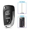 KEYYOU 10PCS Modified Flip Remote Key Shell For Peugeot 307 408 308 For Citroen C-Triomphe C-Quatre C3 C4L C5 CE0536 CE0523 Key