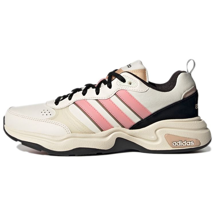 Adidas Neo Strutter Fabric Synthetic Leather Rubber Casual Comfortable Breathable Low-Top Lifestyle Shoes Women Sneaker Light-Pink GW2994