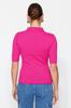 Women's Fashionable Stylish Sweater Mink Basic Polo Neck T-Shirt Look Knitwear Sweater