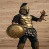 Spartanische Rüstung Anzug König Leonidas 300 Film Kostüm Spartanische Muskeljacke Halloween Weihnachten Vatertag Bruder Ehemann Geschenk