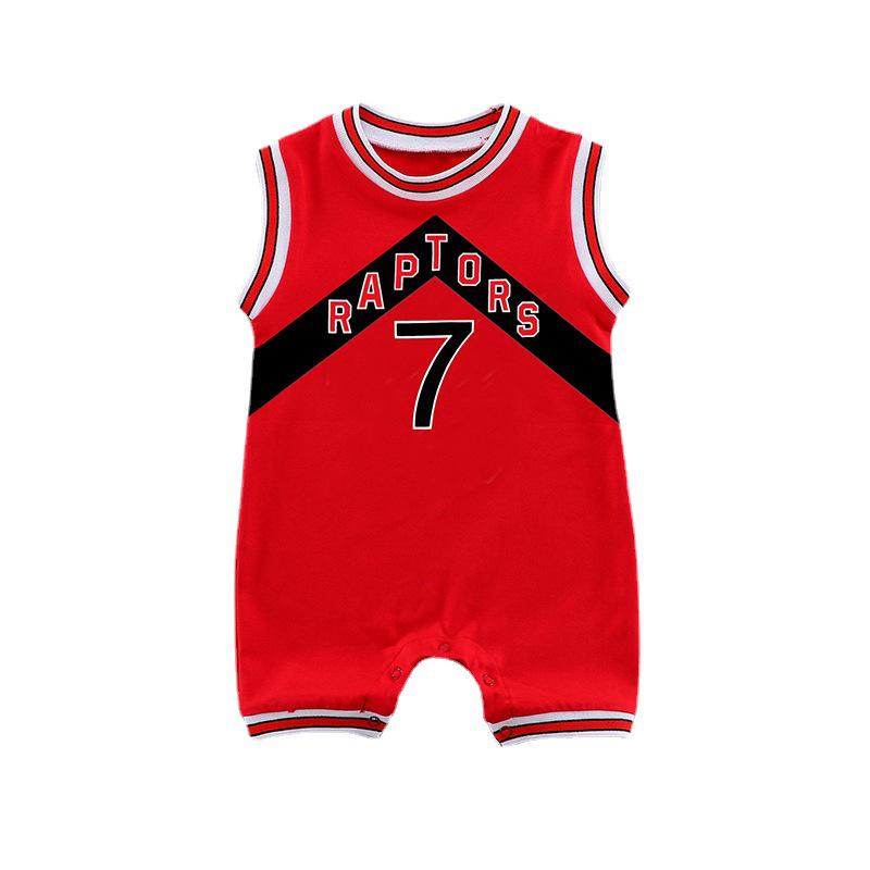 Letní kojenecký chlapecký basketbalový overal vesta - Sportovní body s rozkrokem na druky, Kombinéza na lezení dres