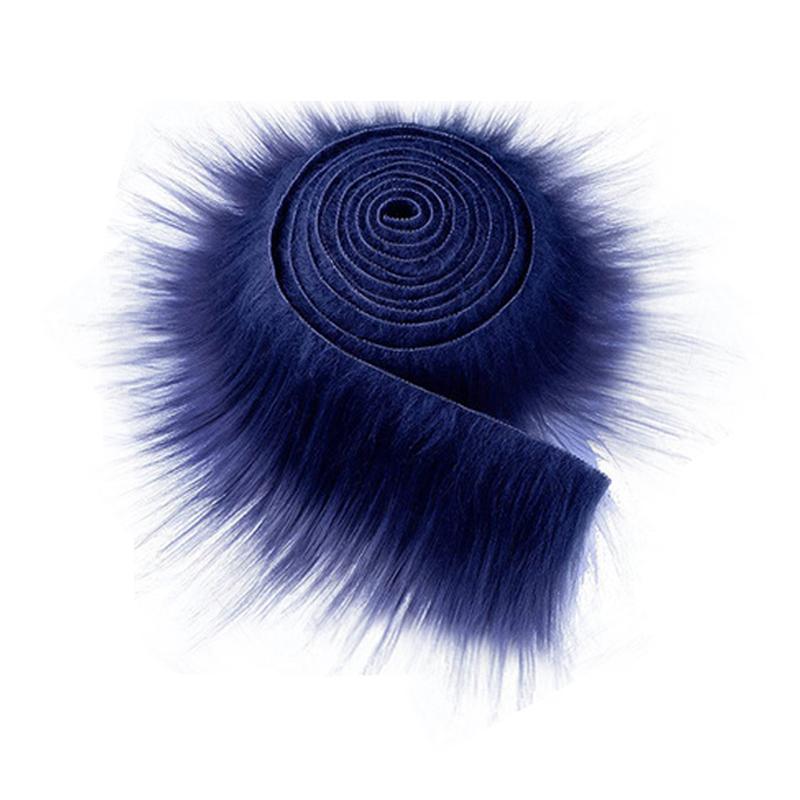 Długie Sztuczne Futro Tkanina Wstążka Wykończeniowa Taśmy Do Patchworku Materiał do Szycia DIY Ręcznie Robione Kostium Buty Kapelusz Pluszowe Puszyste Wykończenie Dekoracja Domu