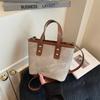 Elegant Light Luxury Crossbody Bag – Trendy Single-Shoulder Bucket Handbag for Women.