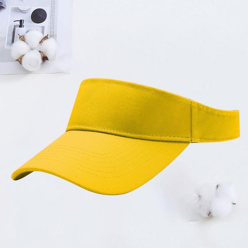 Hat female spring summer sun protection empty top hat embroidery sports outdoor outing visor cap cap male