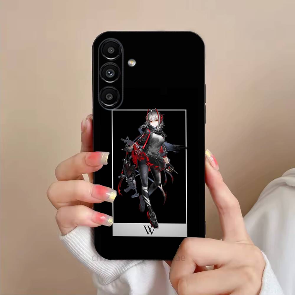 

Arknights Game W Phone Case For Samsung Galaxy S21 22 23 24 S25 Ultra PlusS20 FE S10 Plus Cover Funda SamsungS30Plus
