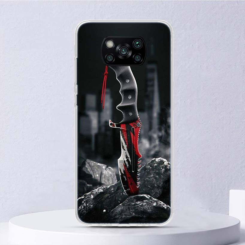 Counter Strike Cs Go Soft Case For Xiaomi Poco X7 X6 X5 X4 X3 Nfc F6 F5 Pro Phone Cover F4 Gt F3 F2 F1 M5S M4 M3 M5 Funda Coque