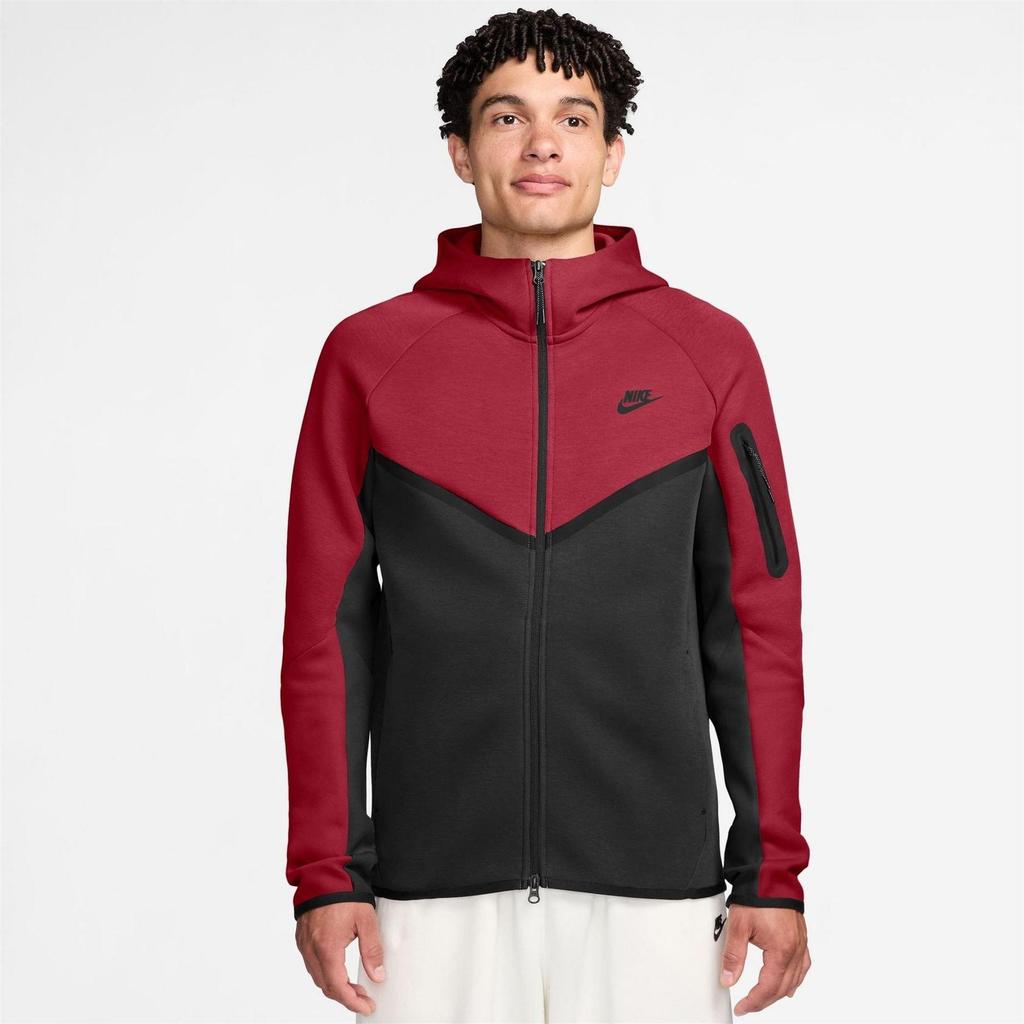 Nike Herren Tech Chevron Kapuzenpullover mit durchgehendem Reißverschluss