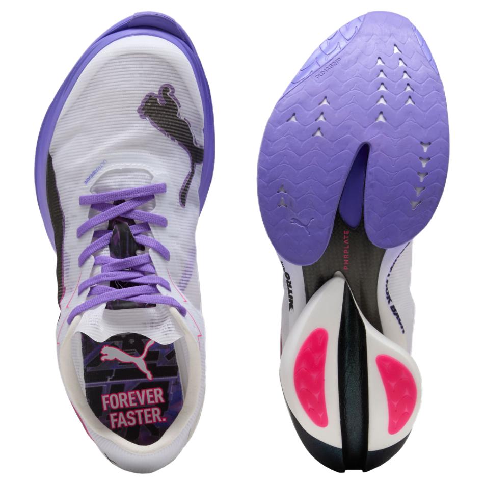Puma Fast-R Nitro Elite 3 Digitokyo Classic Versatile Breathable Running Shoes Unisex sneaker White Purple 312058-01