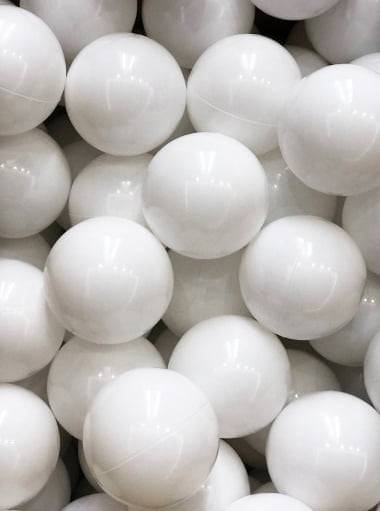Balls For The Pool 50 Pcs White And White - White