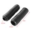 1 paar Schwarz Motorrad Gabel Rohre Stiefel Gummi Hülse Schock Abdeckung Für CQR ATV Dirt Bike