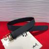 Luxury Cowhide Reversible 3.8cm Genuine Leather Belt for Versatile Business Casual Wear