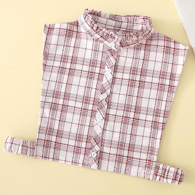 

Хлопковый воротник-подделка Женская универсальная рубашка с воротником-подделкой Теплая внутренняя рубашка с воротником-подделкой Декоративный воротник свитера