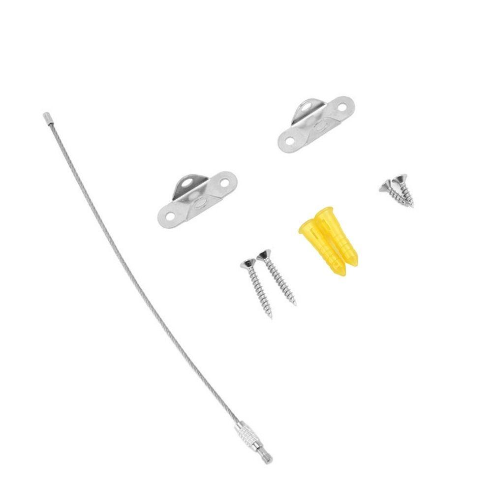 6pcs Adjustable Furniture Anchors Stainless Steel Furniture Wall Anchor  Dorm