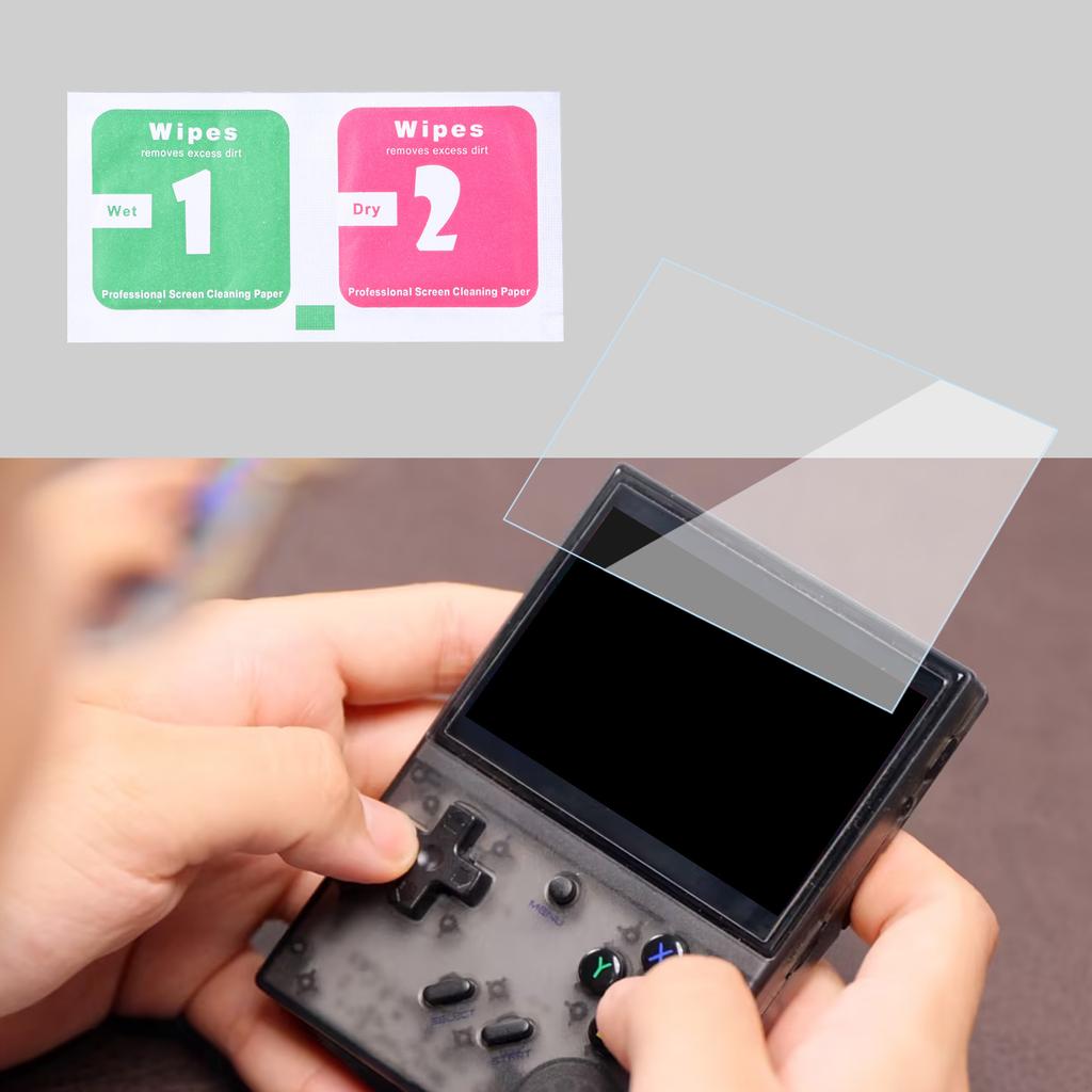 Beskyttelsesfilm av herdet glass Skjermbeskytterdeksel For RG35XX H Spillkonsoll Skjermbeskytter