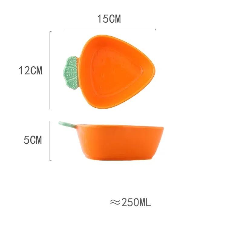 

Мультяшна керамічна миска та тарілка з авокадо – Креативна тарілка для фруктів, салату чи перекусу для кухні та сімейного використання F