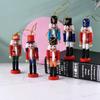 13CM Drumming Nutcracker Soldier Christmas Ornament