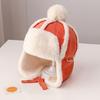 Breathable Earmuff Caps Baby Warmth Ear Flap Hat with Fleece Lining for Winter