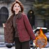 Women's Plus Size Velvet-Lined Winter Jacket - Warm and Fashionable Outerwear for Autumn and Winter