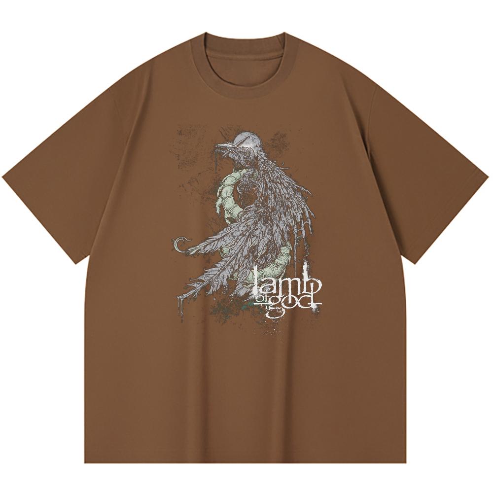 230 Gsm 100% Cotton Heavy Metal T-Shirt Rock Band Popular Music Print Unisex Heavy Cotton T Shirt